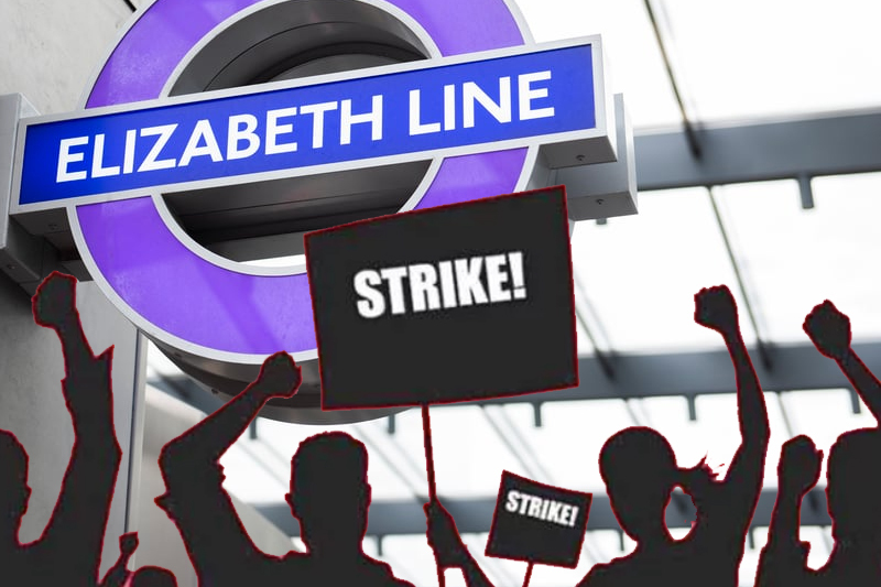 elizabeth line workers vote overwhelmingly to strike over pay