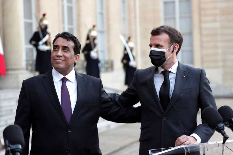 emmanuel macron reopen embassy in libya