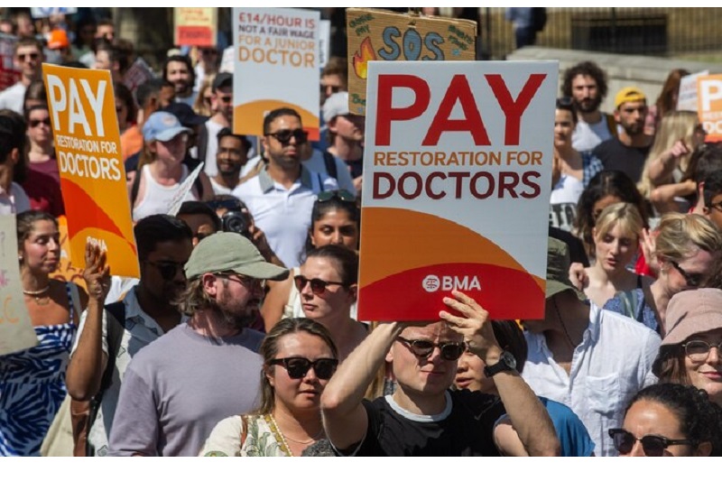 england could see the longest strike in nhs history next month
