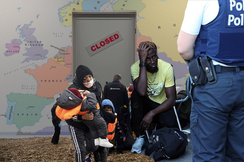 european countries closing doors to refugees, anti migration wave clear, widespread human rights watch