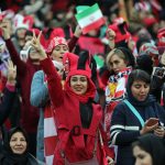 fifa chief hails access for iranian female football fans to iran stadium