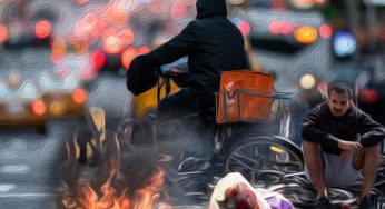 Food App Delivery Staff Group Against Violation Of Labour Rights