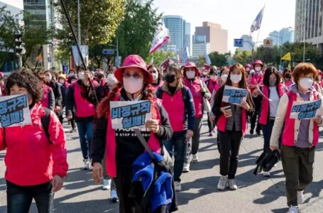 Fed up with one sided rulings, this year no one can delay labor uprising in South Korea