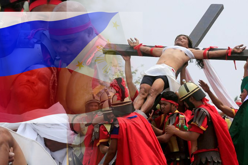 filipinos to be nailed to crosses despite church objection