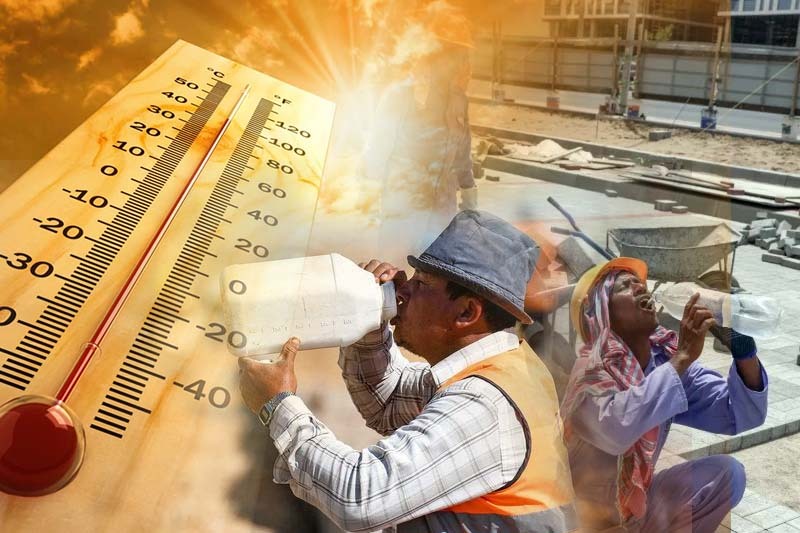 for asia's migrant workers, extreme heat is a survival game