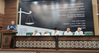 Forum for Human Rights in Jammu and Kashmir releases annual report, calls for immediate assembly elections