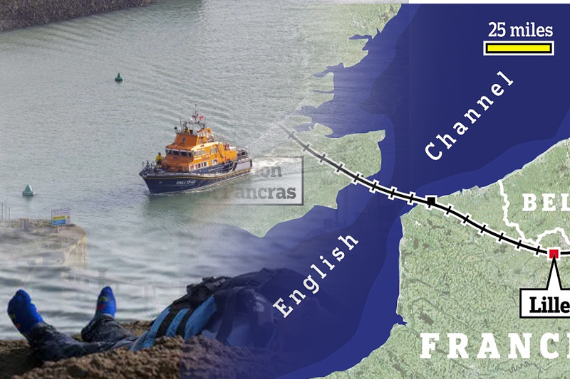 Four dead as migrant boat capsizes in English Channel