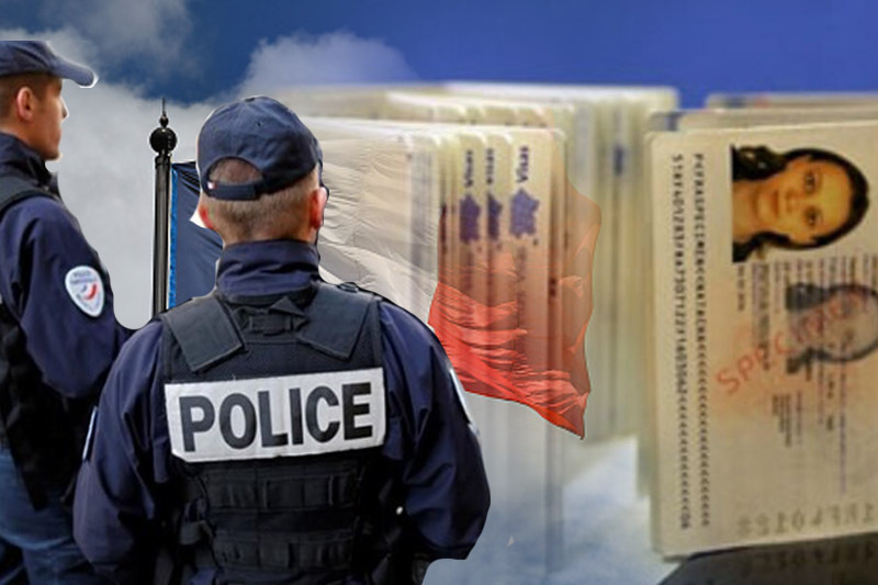 france illegal immigration ring with real passports