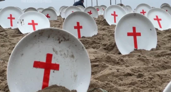 G20 Summit deepens focus on hunger as activists scatter 733 empty plates on Brazil beach