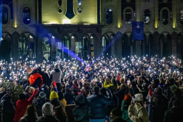 georgia brutal protest crackdown sparks global human rights concerns