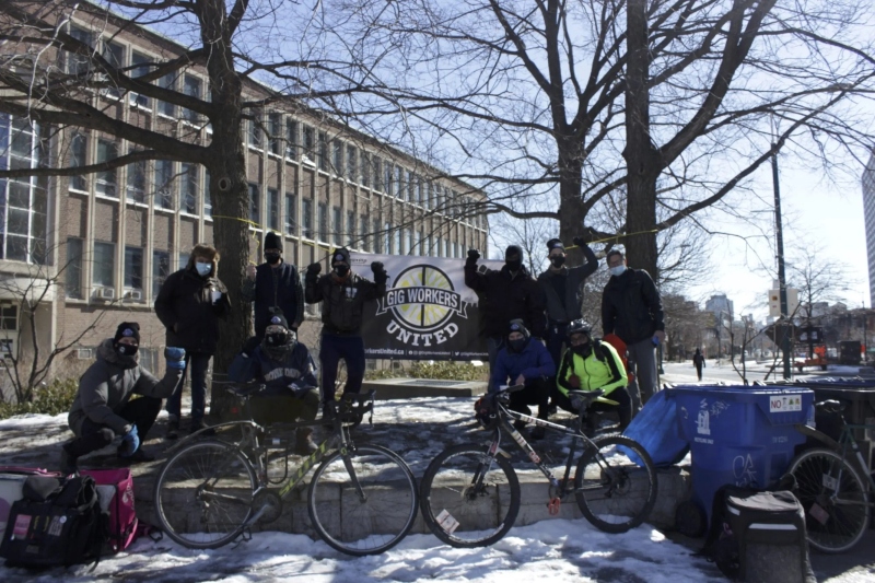 gig workers in canada come together to demand employee rights