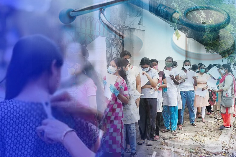 girls allegedly forced to remove their bras in kerala for neet exam, fir filed