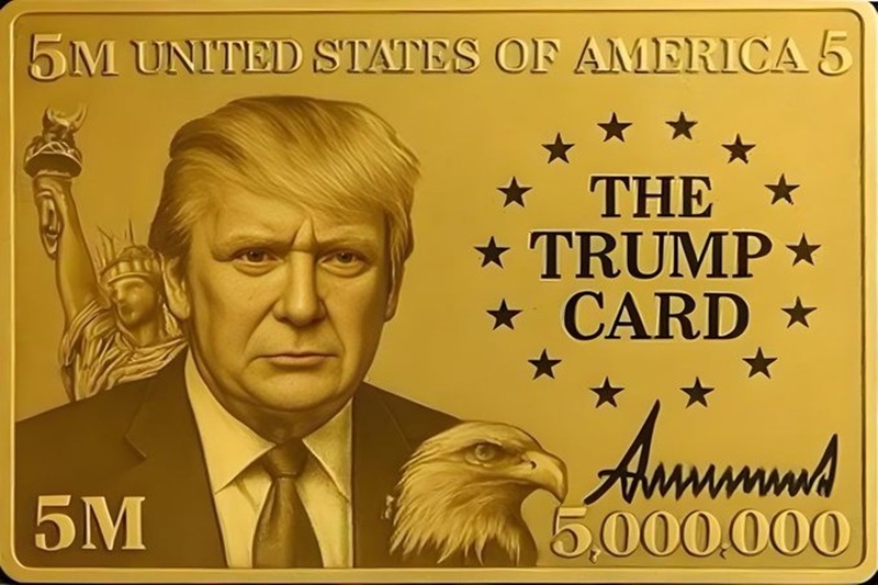 Trump Unveils $5 Million Visa Plan Promising U.S. Residency via ‘Gold Card’ 