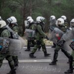 greek forces under firing for manhandling asylum seekers