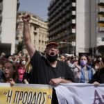 greek workers protest against high prices, low wages