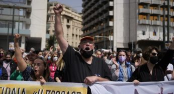 Greek workers protest against high prices, low wages
