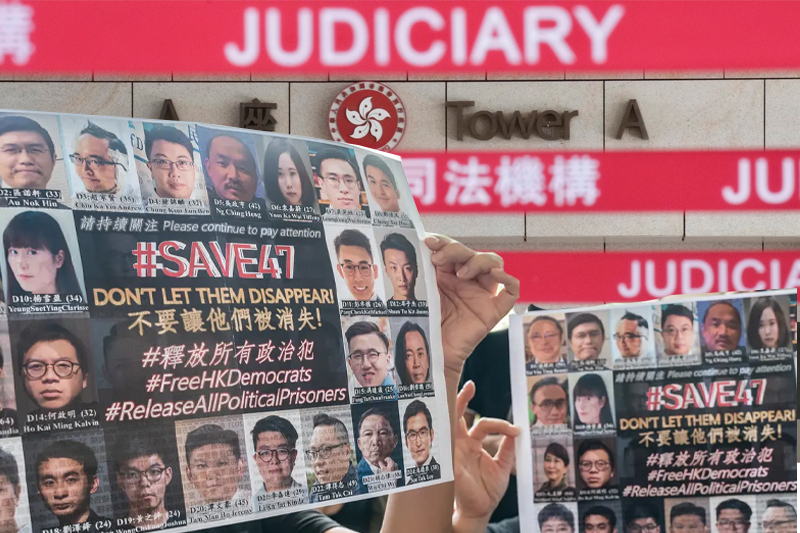hong kong 47 ready to face court, democracy 'on trial', see details.