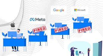 How has Apple avoided mass layoffs like Meta, Google, and Microsoft?