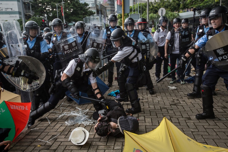 human rights commission demands action against police brutality on protesters