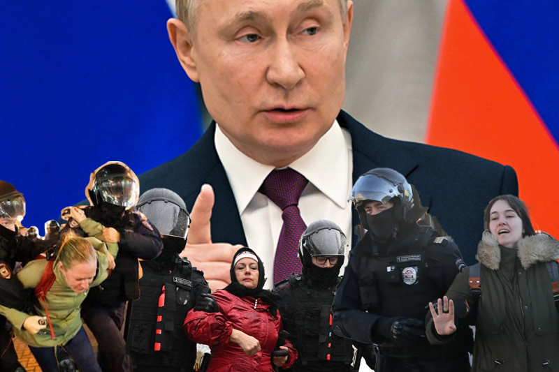 hundreds arrested as russian draft protests continue