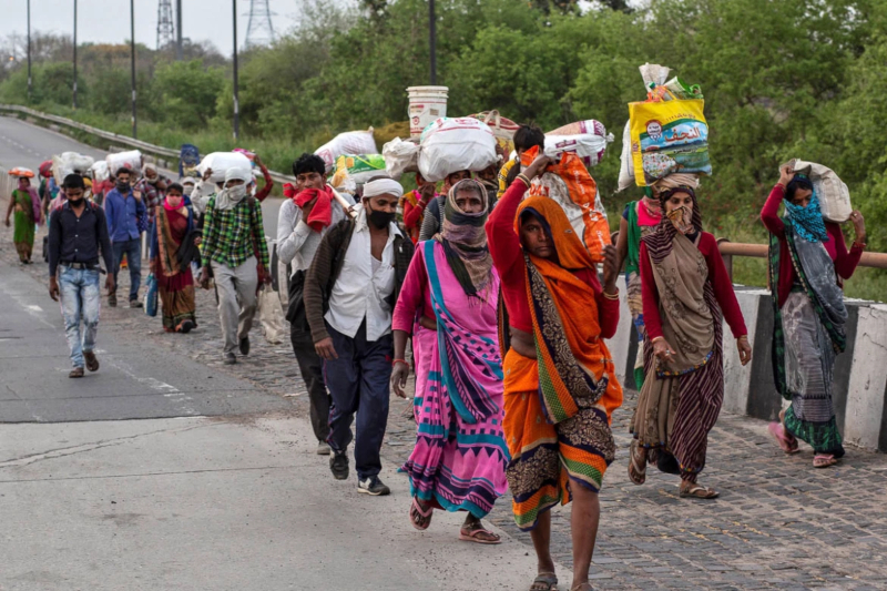 Migrant workers in India struggling to make ends meet amidst pandemic