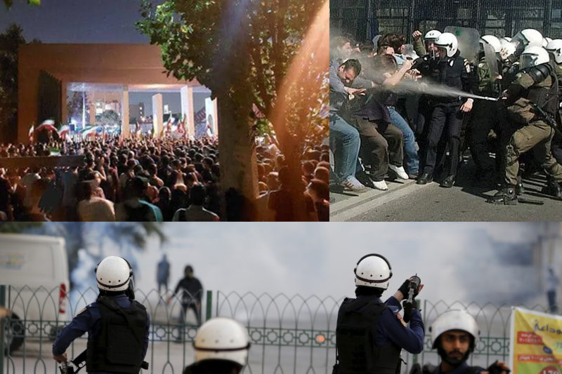 Iran Protests: Riot Police Use Teargas On Students At Sharif University