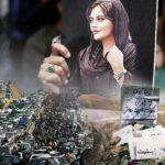 iran protests police fire on mahsa amini mourners