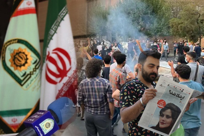 iranian police call mahsa amini's death 'regrettable' as protesters take to streets