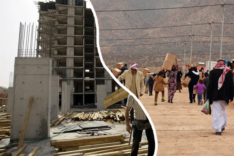 iraqi families being displaced, evicted due to infrastructure projects