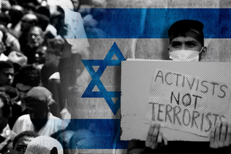 israeli authorities have highlighted a few palestianian ngos as terrorist