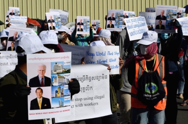 journalists stopped from reporting on harassment faced by union members in cambodia
