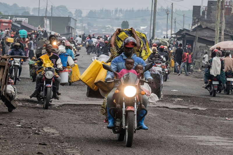 M23 Rebels declare their control over the city Goma, eastern DR Congo