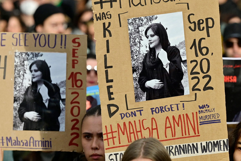 mahsa amini, women's protest in iran win eu's sakharov freedom prize