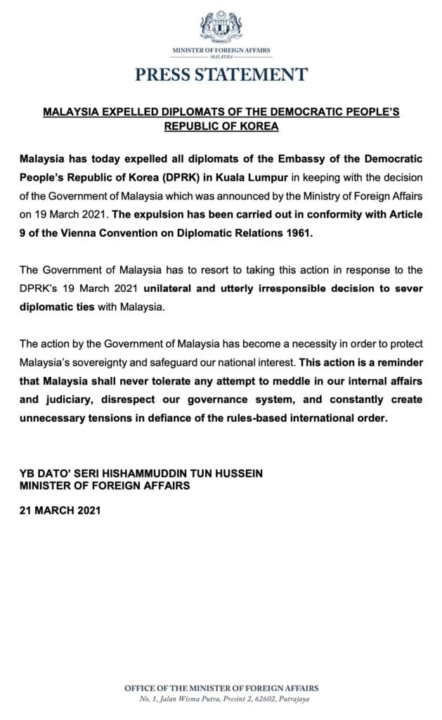 malaysia korea embassy statement english 1