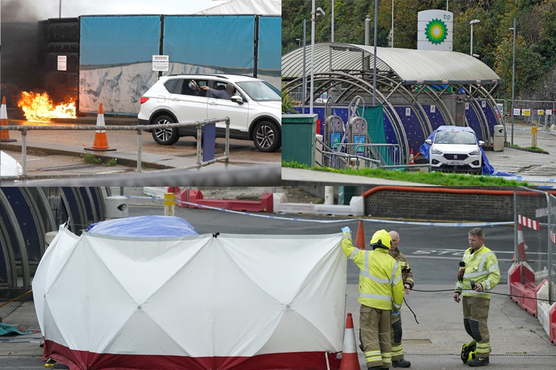 Man firebombs UK migrant processing centre