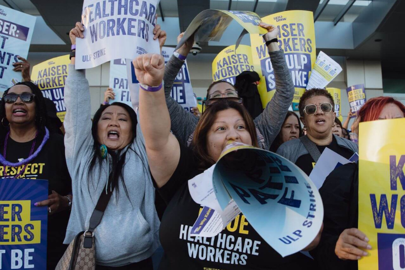 massive healthcare workers strike ends with no kaiser union deal