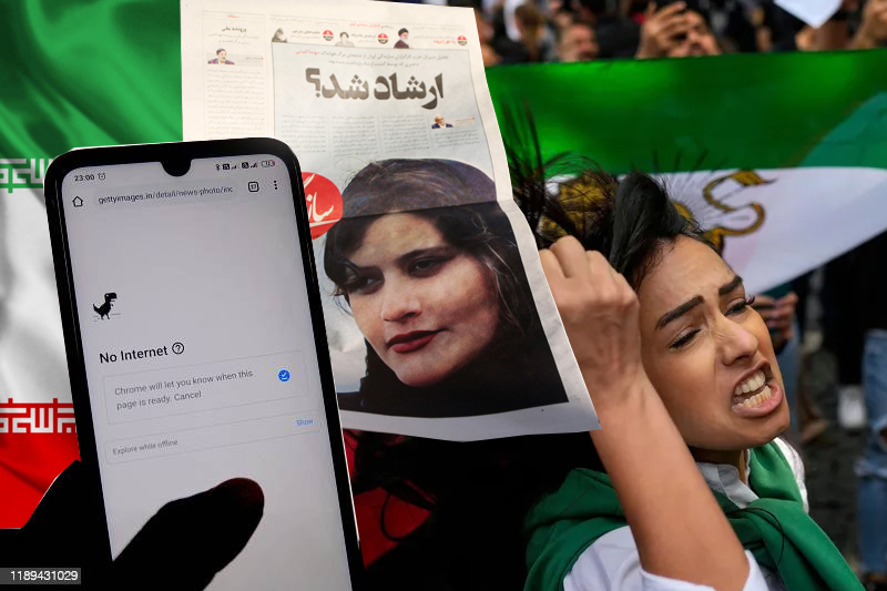massive internet shutdowns in iran cause serious concern