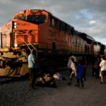 mexico stops migrants from freight train hopping with checkpoints