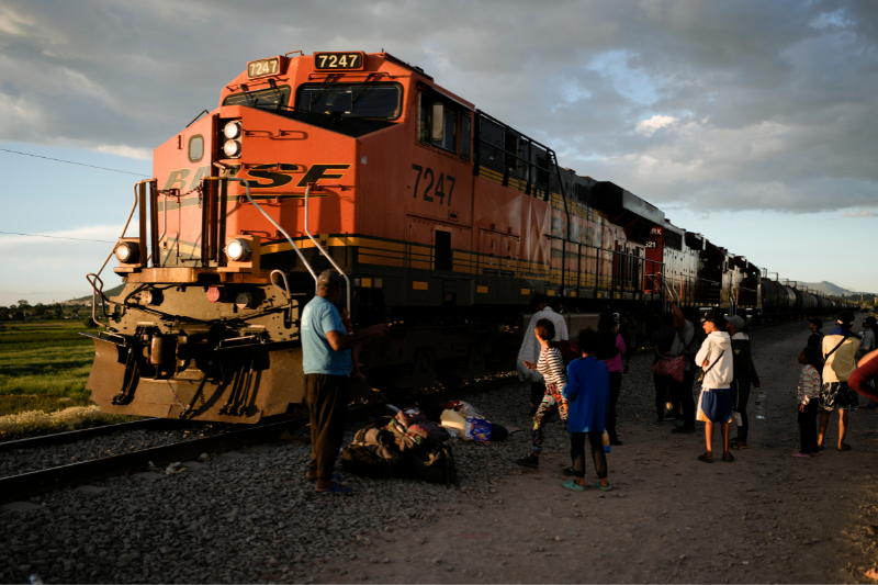 Mexico Stops Migrants from Freight Train Hopping With Checkpoints