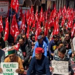 mid day meal workers protest
