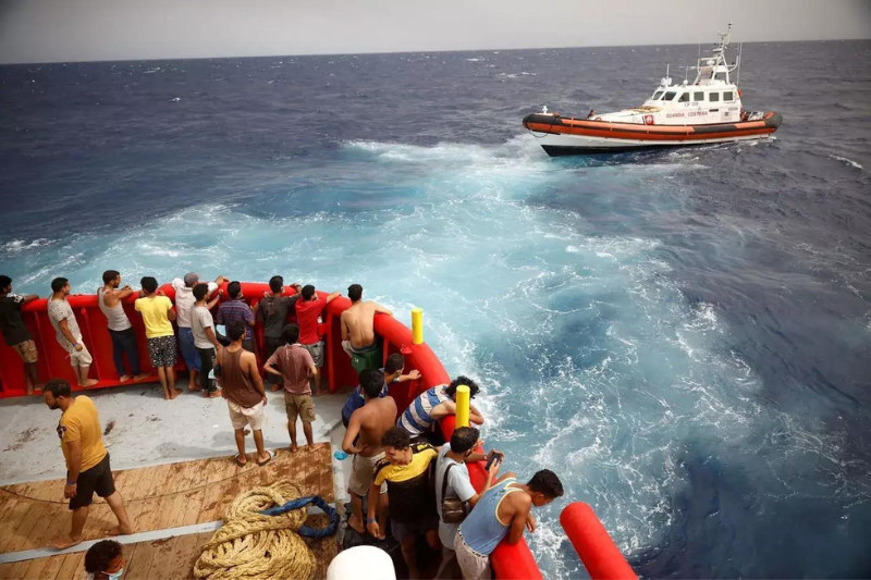 migrant boat sinks in mediterranean near italy's lampedusa, at least 41 feared dead