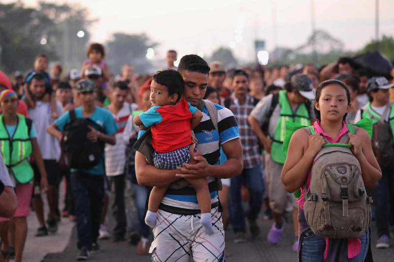 Migrant caravan heading for US from Mexico shrinks as Donald Trump clinches presidential election