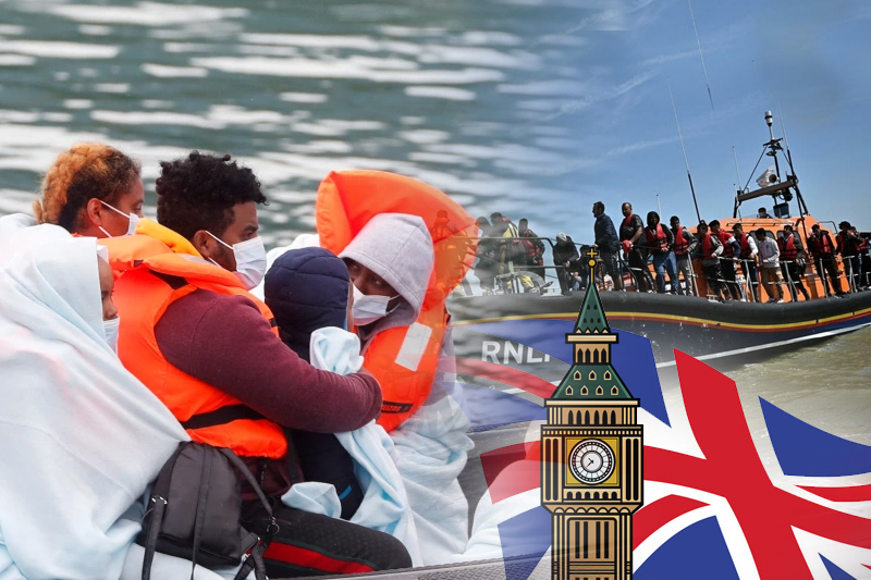 Migrant crossings in the English Channel hit a single-day record high