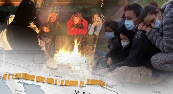 Migrants kept warm by good Samaritans at US-Mexico border