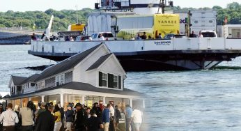 Migrants who flew to Martha’s Vineyard move to a US military base