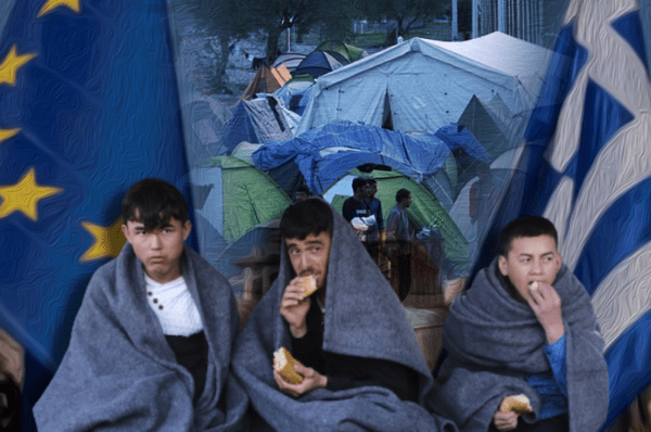 migration camp in greece
