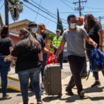 more texas migrants arrive in los angeles, straining resources