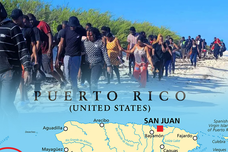more than 100 haitian migrants found on island near puerto rico