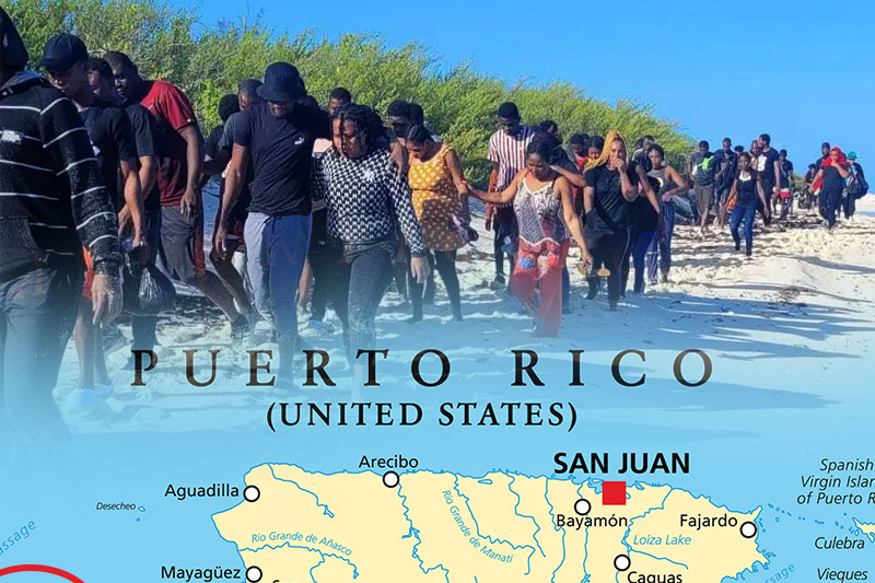 More than 100 Haitian migrants found on island near Puerto Rico