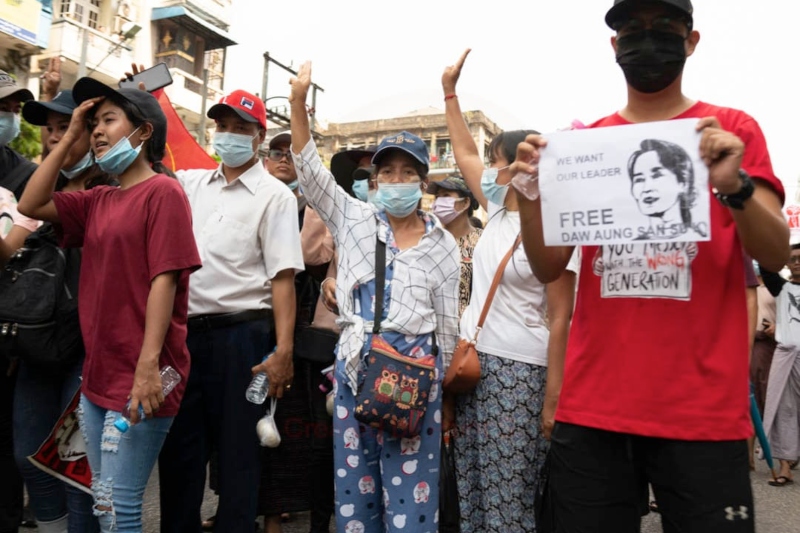 myanmar ignores workers rights amidst ongoing military coup